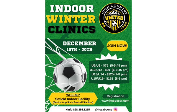 Indoor Winter Clinics 2022!